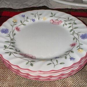 Vintage Johnson Brothers Summer Chintz 6 1/4" Bread & Butter Plate x4